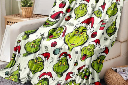 Cartoon Pattern Blanket, 1 Count Soft Comfortable Throw Blanket, Warm Napping Blanket for Home Office Travel Outdoor Camping