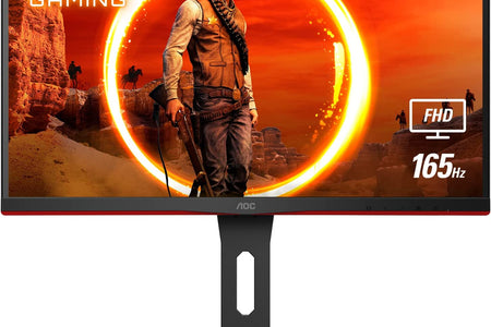 C24G1A 24" Curved Frameless Gaming Monitor, FHD 1920X1080, 1500R, VA, 1Ms MPRT, 165Hz (144Hz Supported), Freesync Premium, Height Adjustable Black