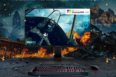 XG2431 24 Inch 1080P Gaming Monitor with 240Hz, 0.5Ms, Freesync Premium, NVIDIA G-Sync Compatible, Advanced Ergonomics, Eye Care, HDR400